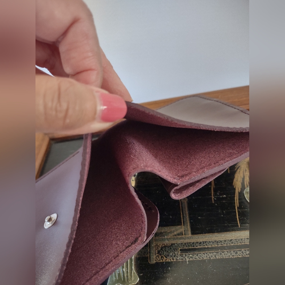Leather Crossbody Shoulder Bag And Wallet - Picture 12 of 16